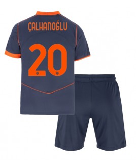 Günstige Inter Milan Hakan Calhanoglu #20 3rd trikot Kinder 2025-26 Kurzarm (+ Kurze Hosen)